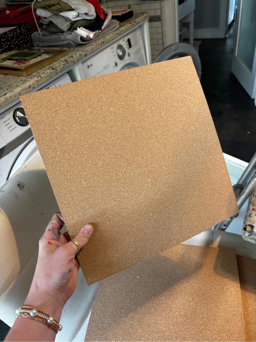 3 cork Foam Sheets for Crafts and Party Decor - Pack